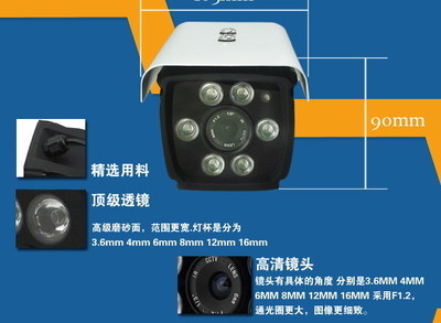 探索专业监控新选择 蓝视通900线高清阵列夜视摄像头